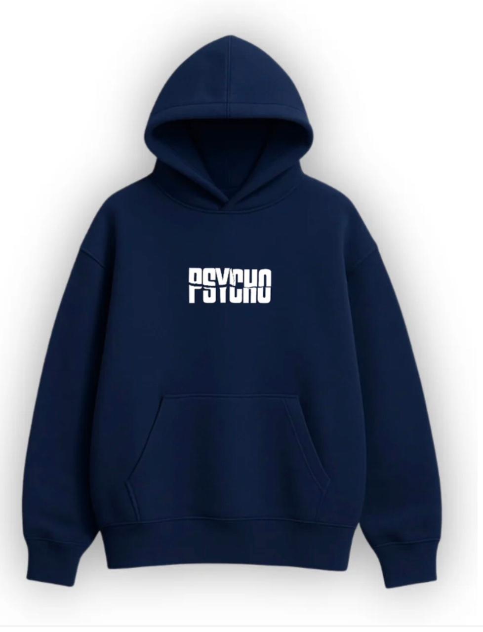 Psycho Navy Blue Hoodie