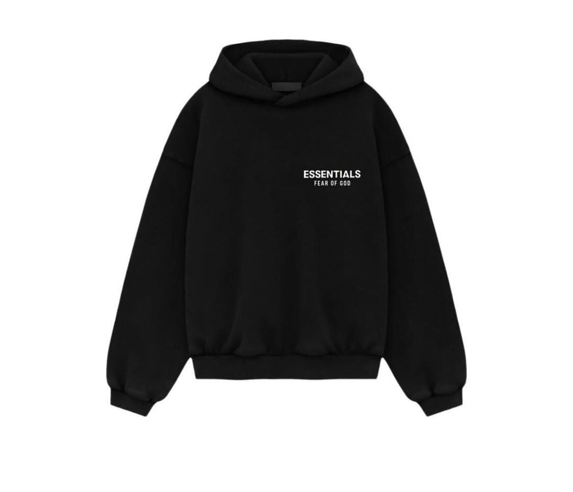 Essential Black Hoodie