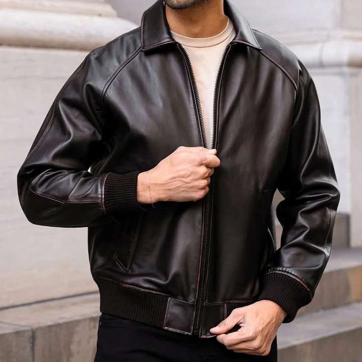 Brown Leather Jacket