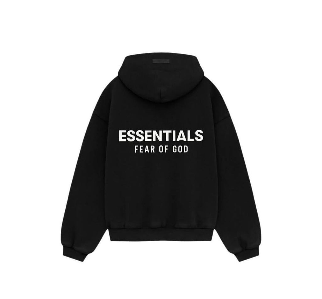 Essential Black Hoodie